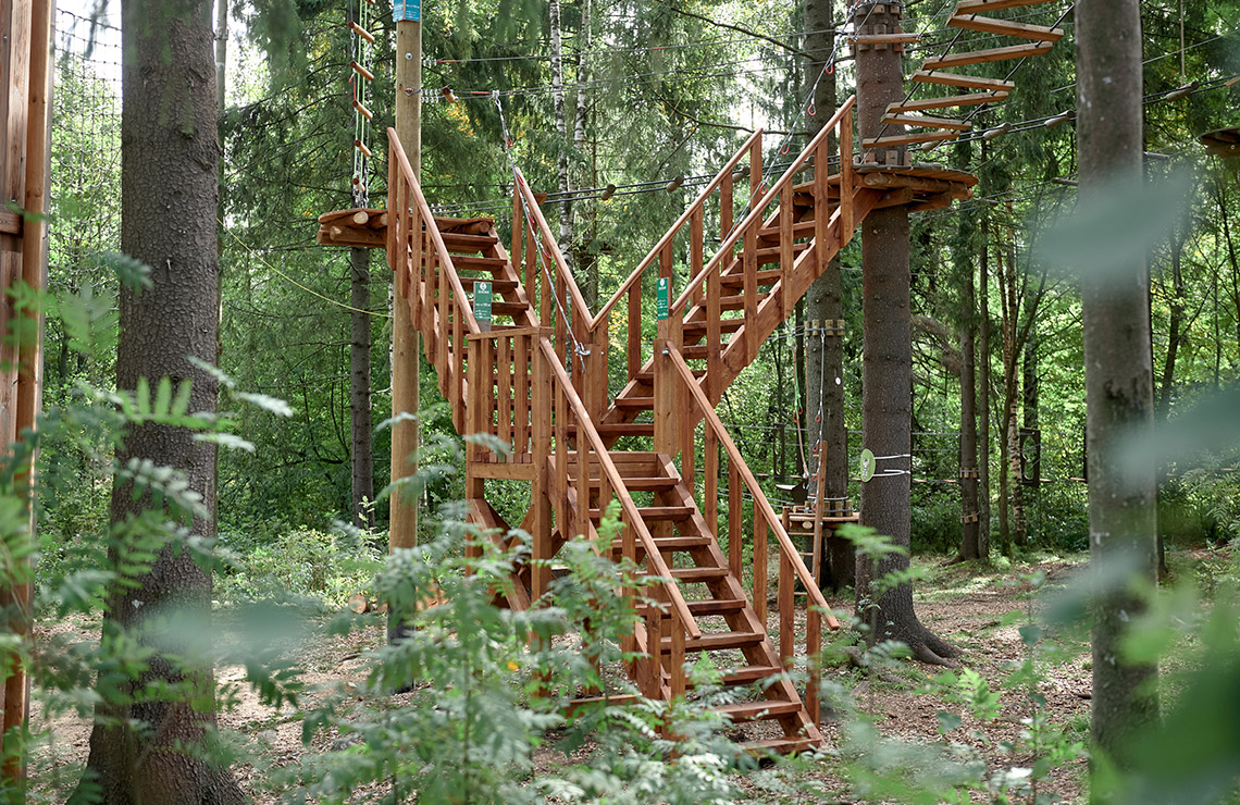 Лестницы Norway Park Карелия - Спроектируем и построим любые веревочные аттракционы под ключ!